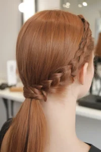 Braided Base Ponytail