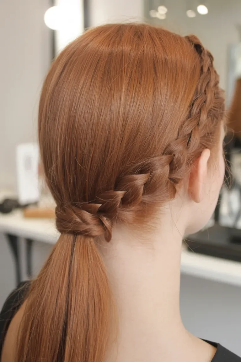 Braided Base Ponytail