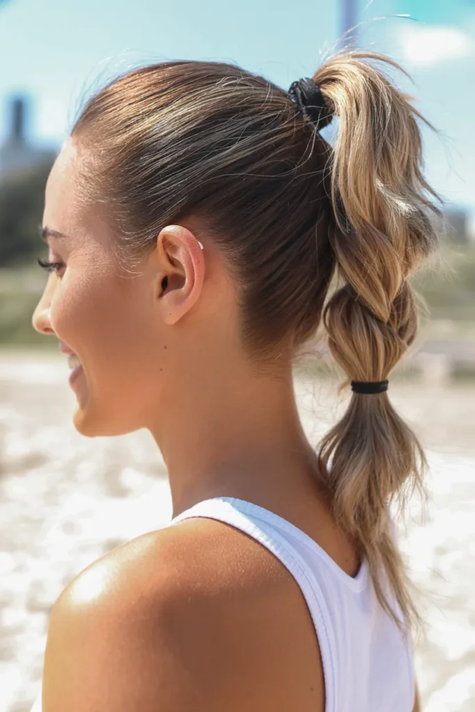Braided High Ponytail