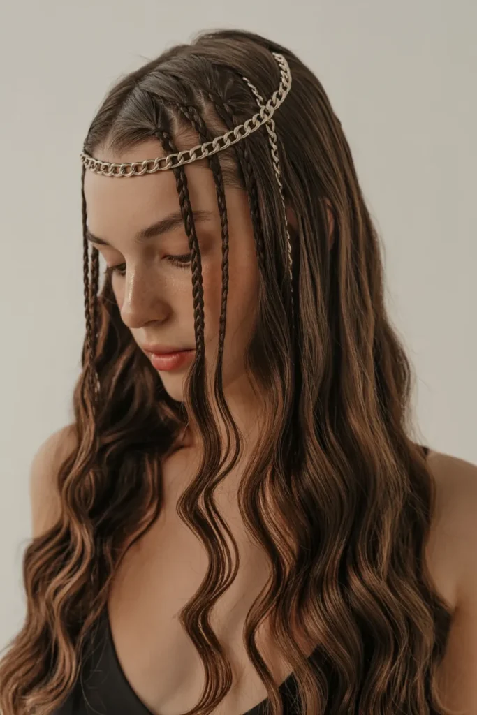 Chain Accent Braids