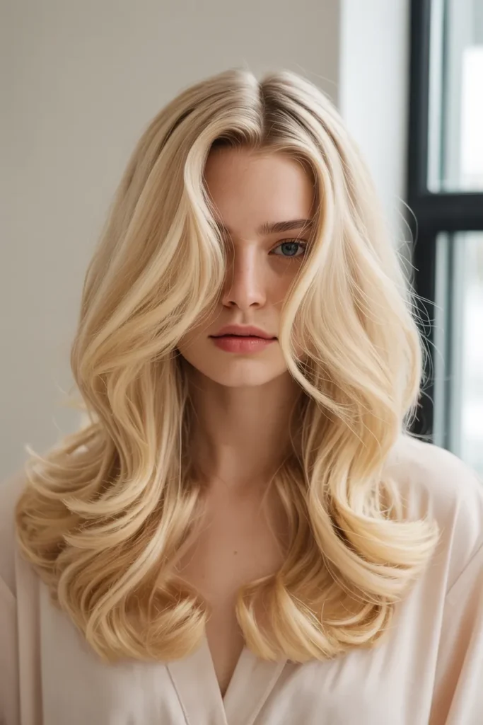 Creamy Loose Waves