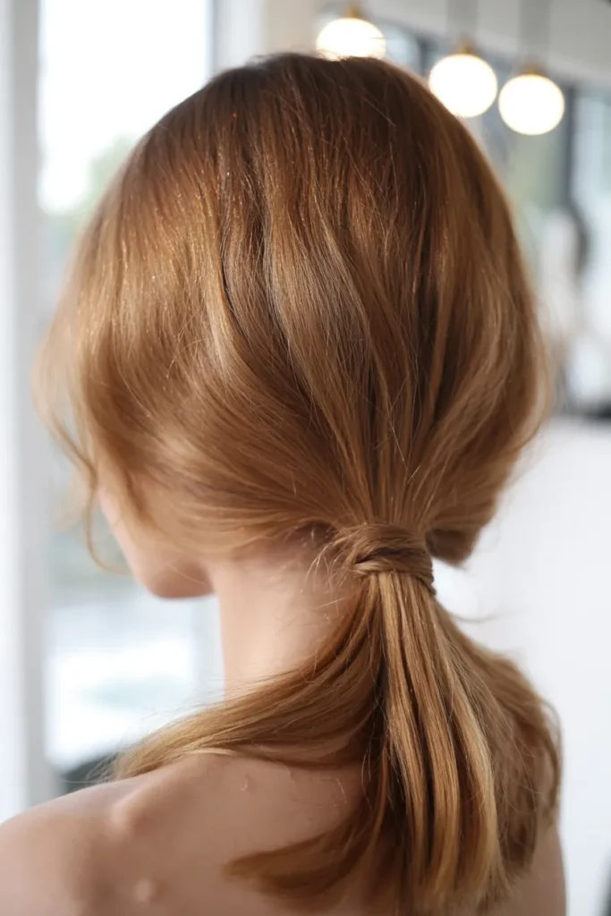 Crown Volume Ponytail