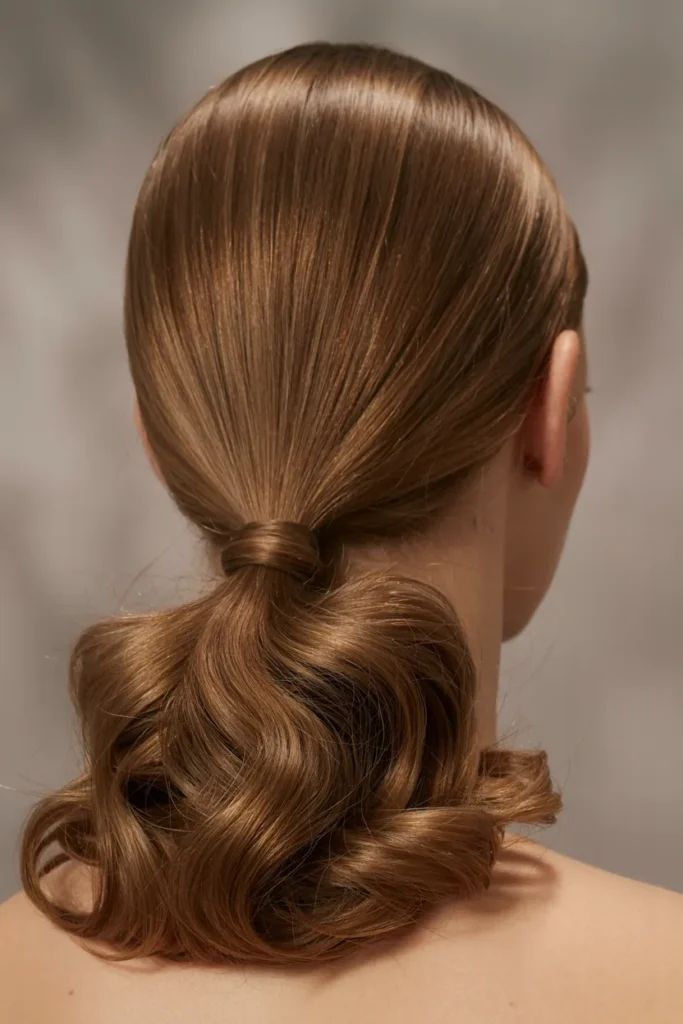 Curled-Ends Ponytail