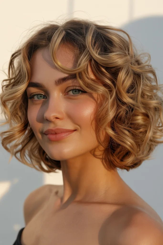 Curled Lob with Highlights