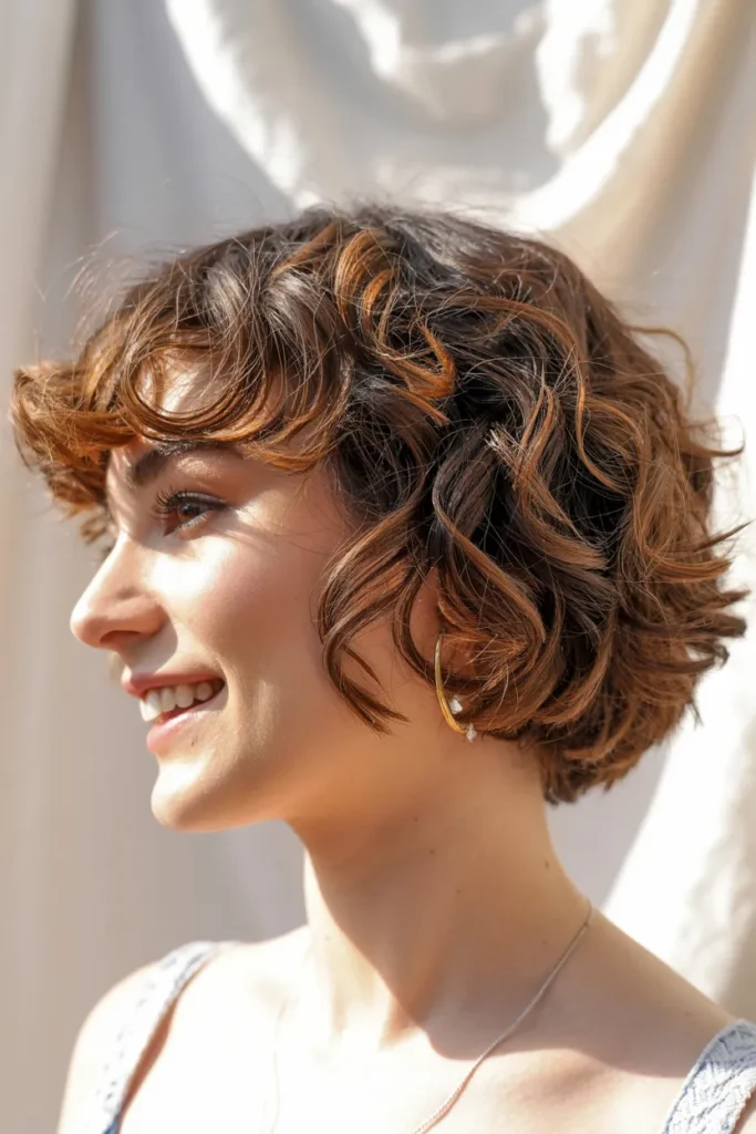 Flip-End Curl Bob
