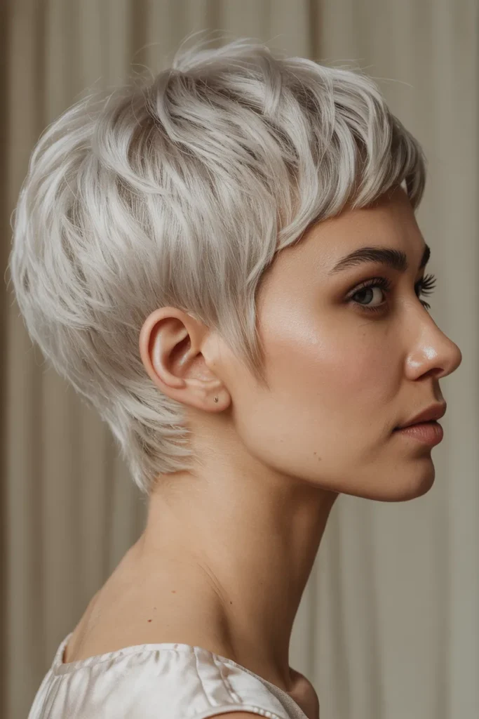 Glossed-Back Pixie