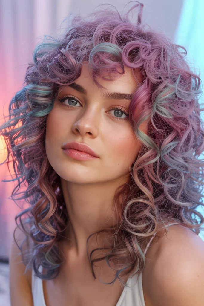 Iridescent Curls