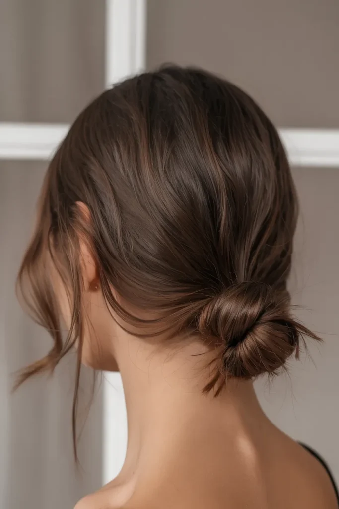Knotted Low Bun