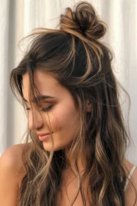 Messy High Bun