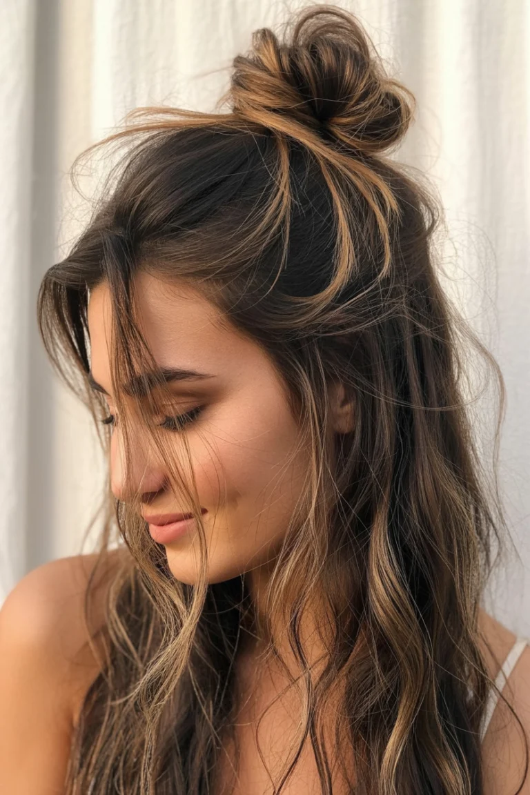 Messy High Bun