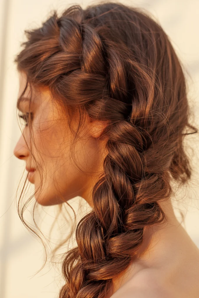 Messy Side Braid