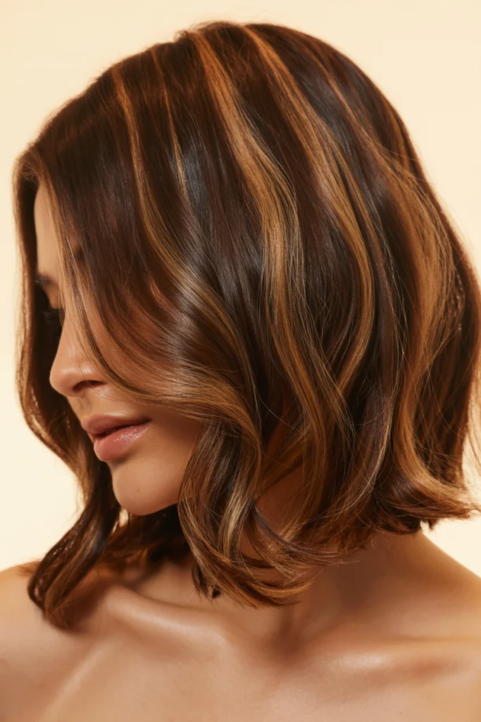 Metallic Bronze Lob