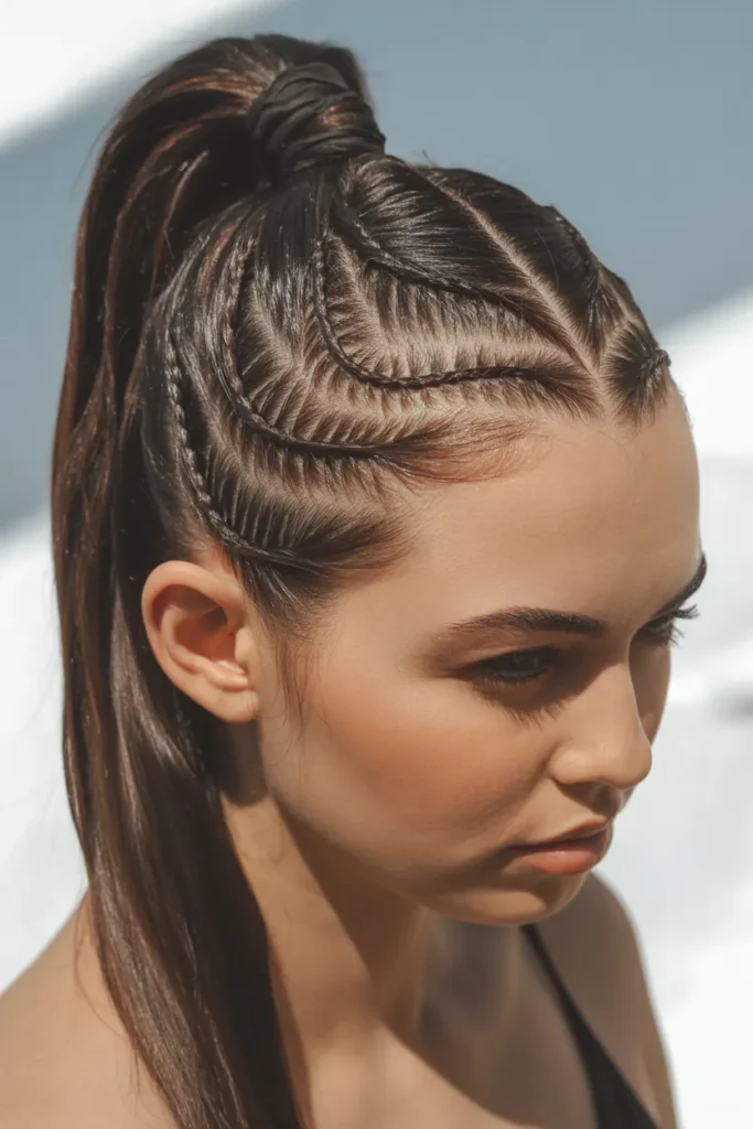 Palm-Part Braids