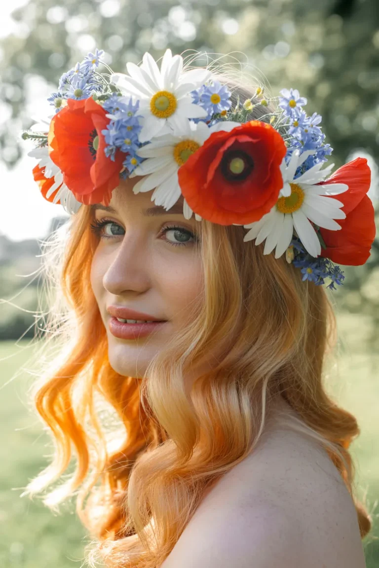 Patriotic Flower Crown