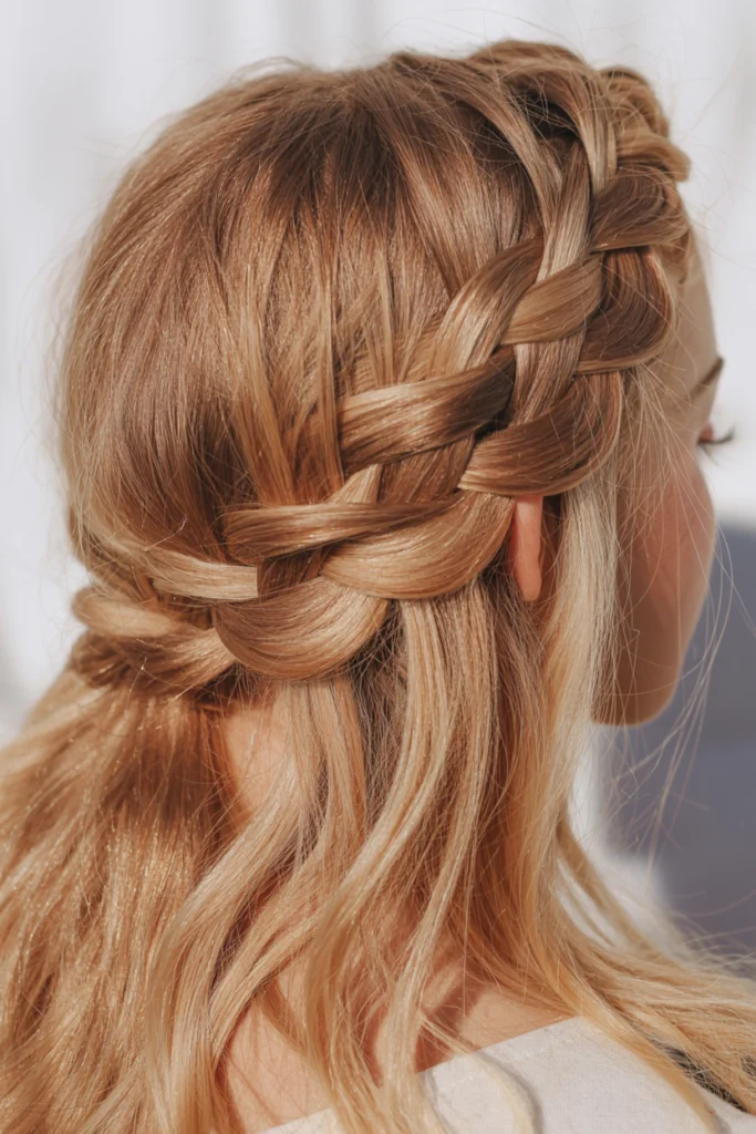 Playful Braided Crown