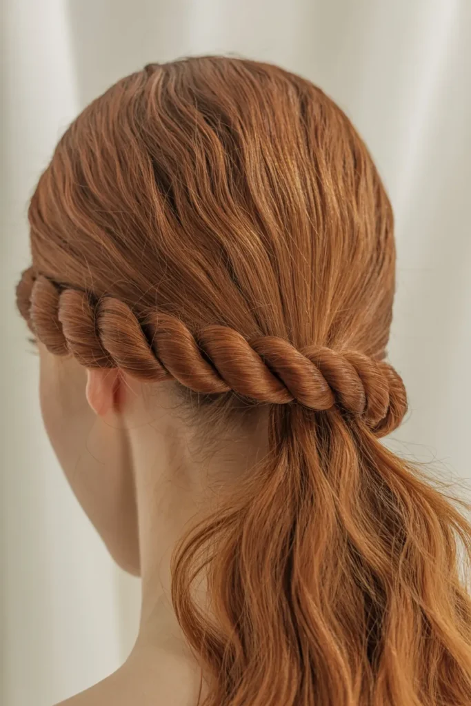 Rope-Twist Ponytail