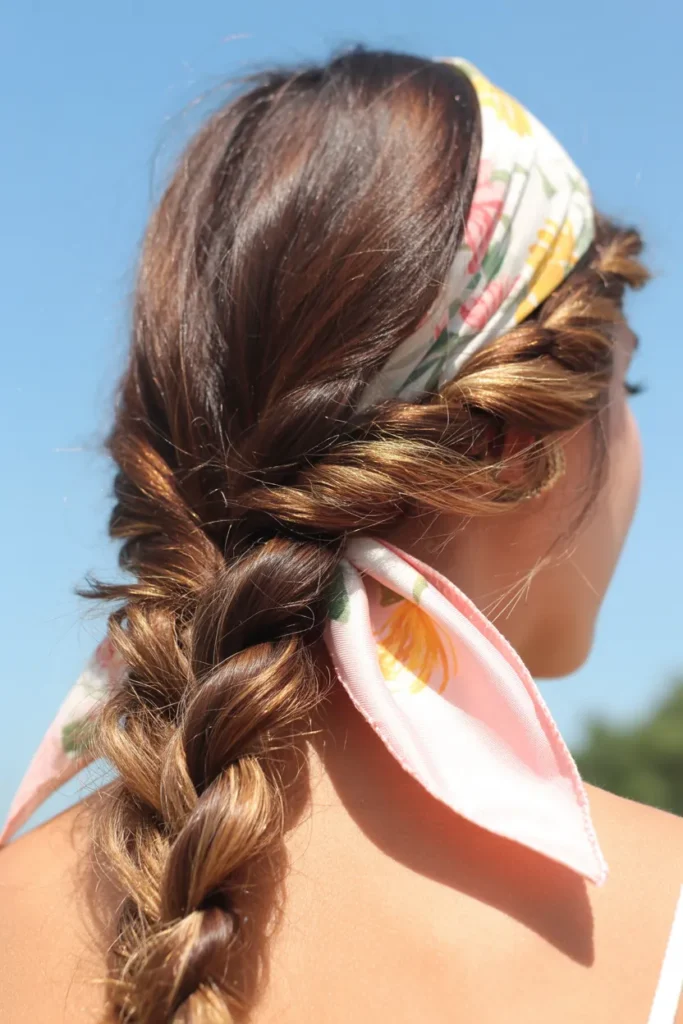 Scarf-Wrapped Braid