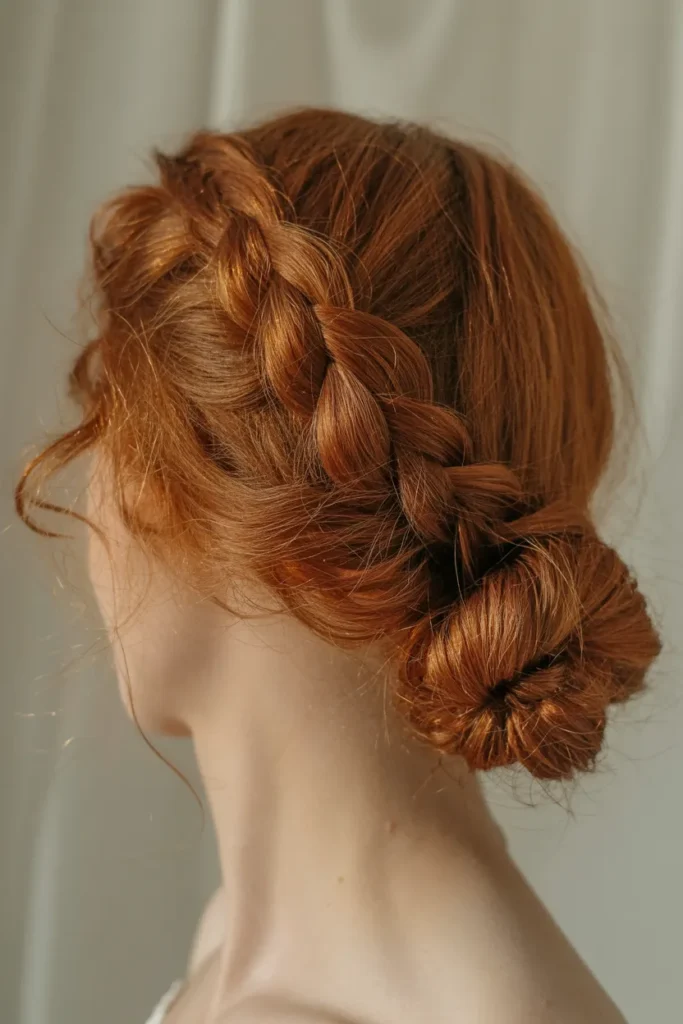 Side Braid Updo