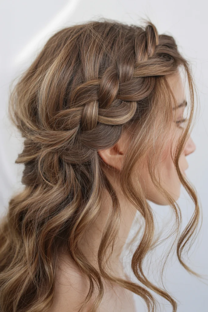 Side Braid with Loose Waves