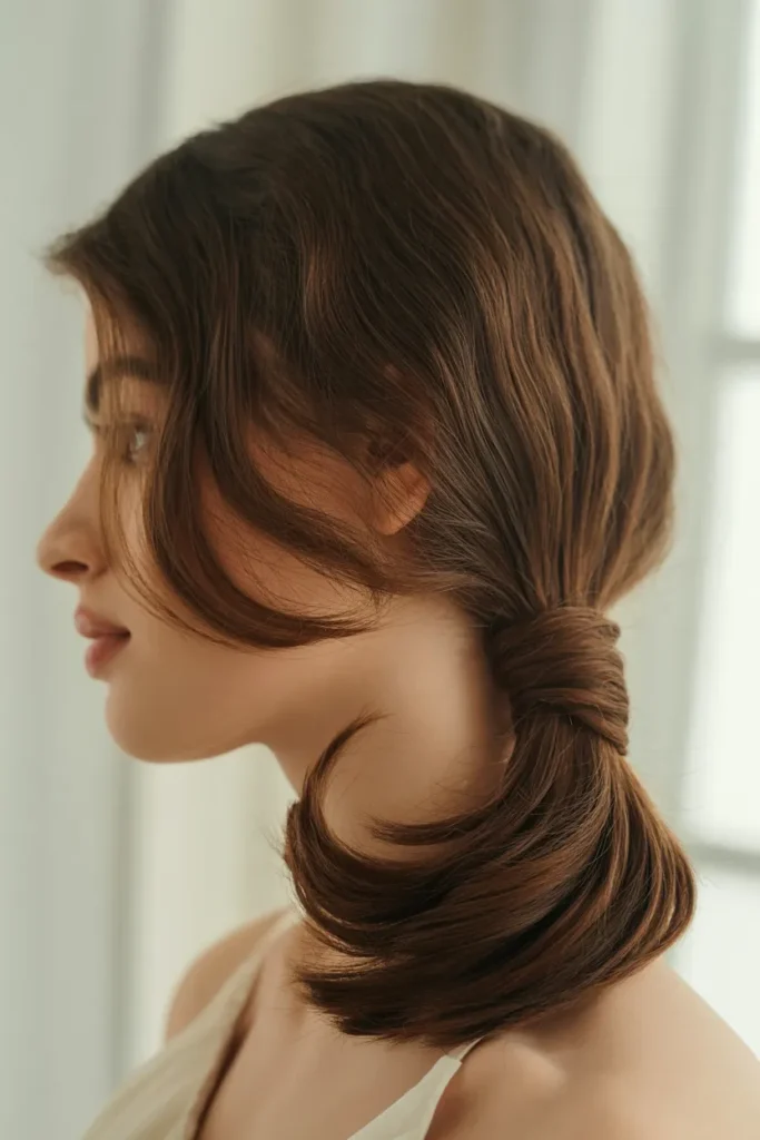 Side-Part Ponytail