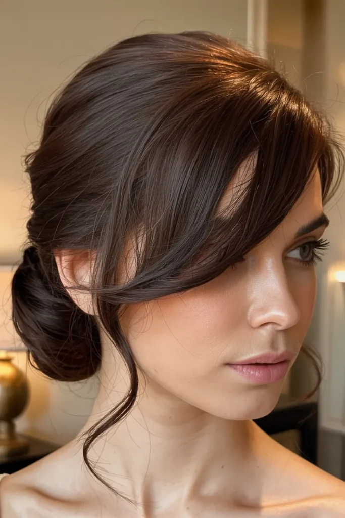 Side-Swept Updo