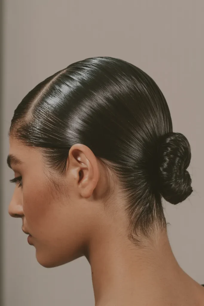 Sleek Wet Bun