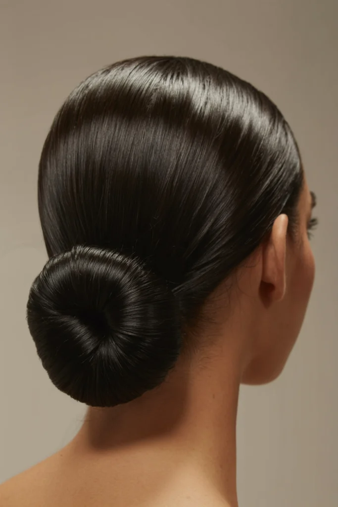 Slicked-Back Bun