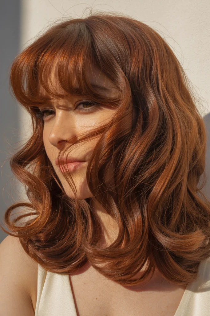Soft Curved Peek A Boo Bangs