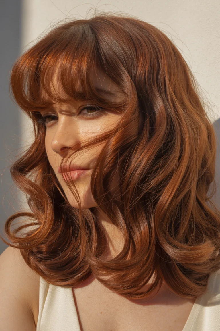 Soft Curved Peek A Boo Bangs