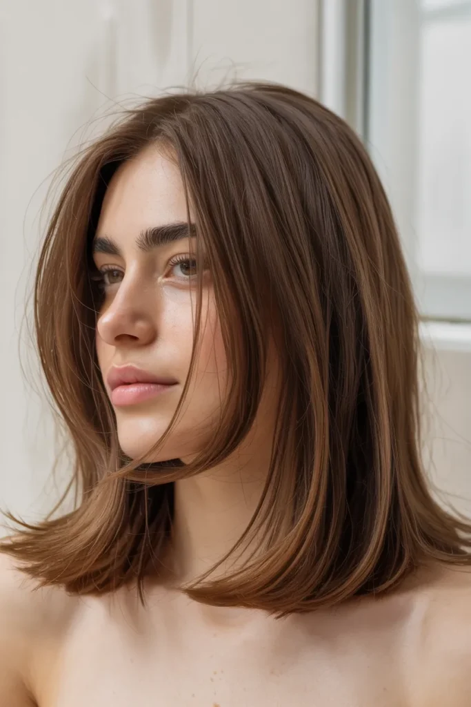 Textured Collarbone Cut