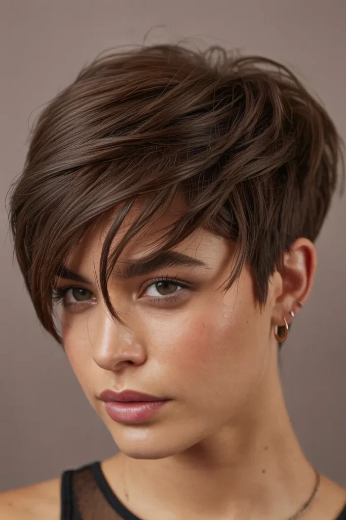 Textured Pixie Sweep
