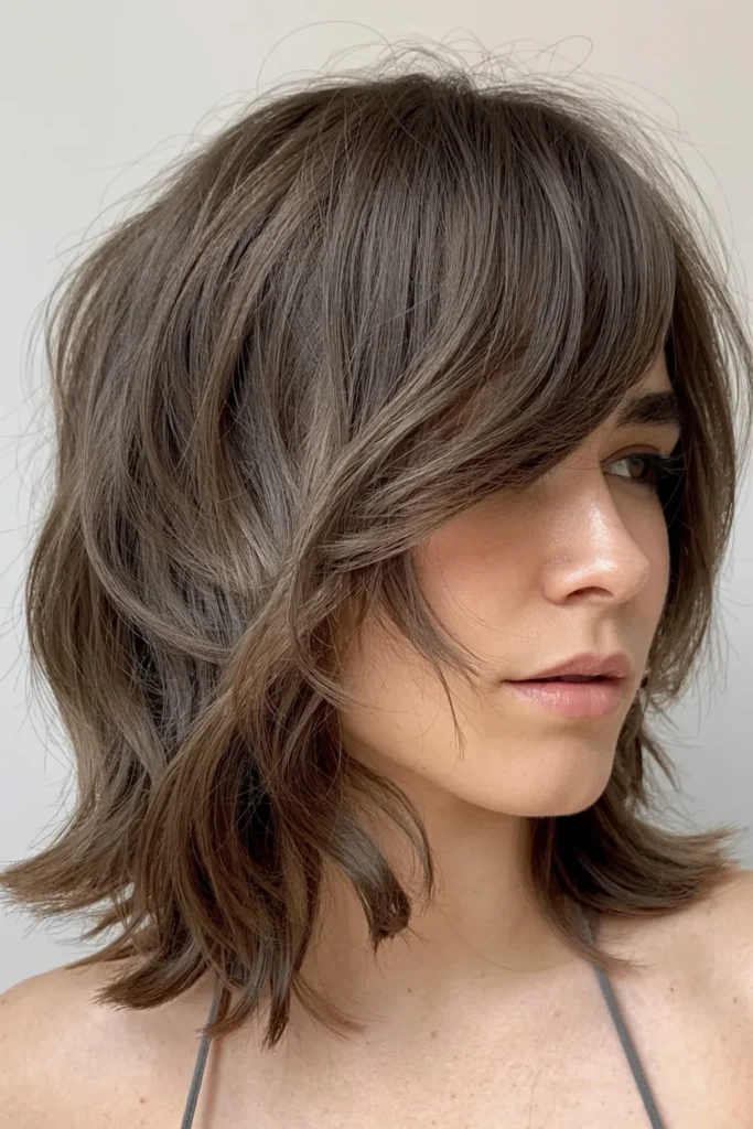 Tousled Blonde Shag