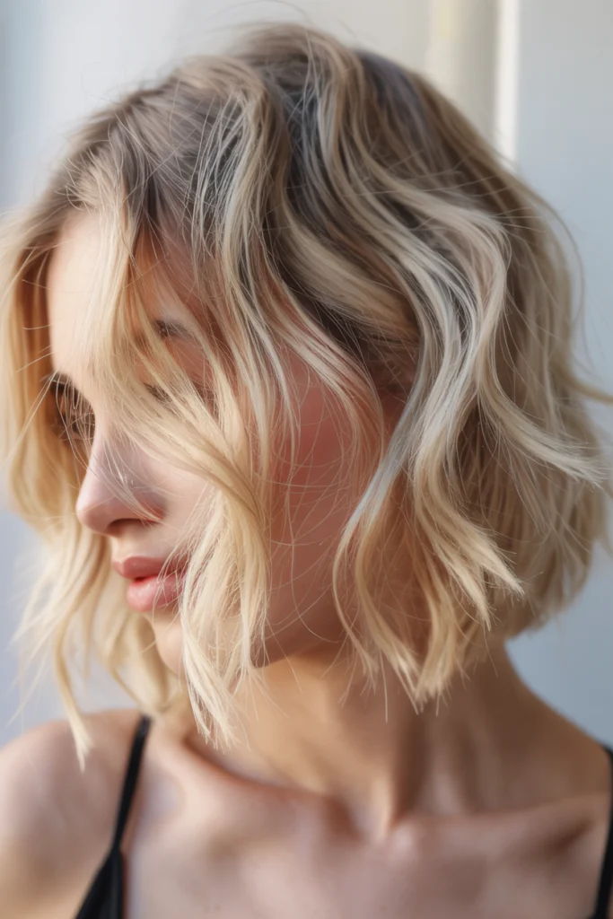 Tousled Lob with Waves