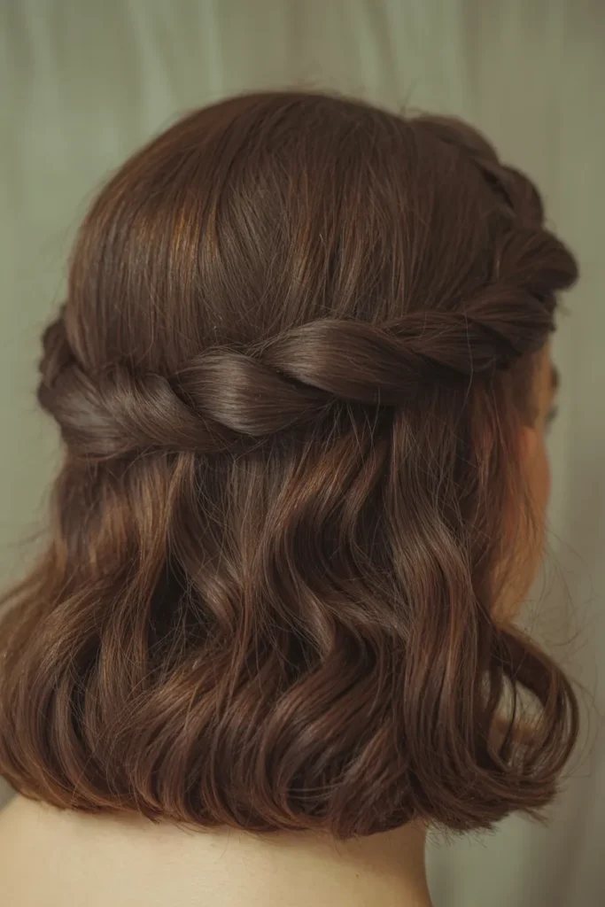Twisted Crown Updo