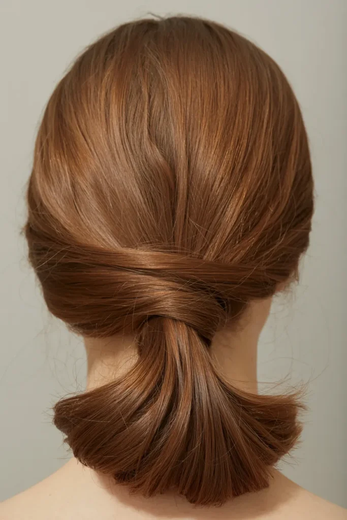 Twisted Front Ponytail