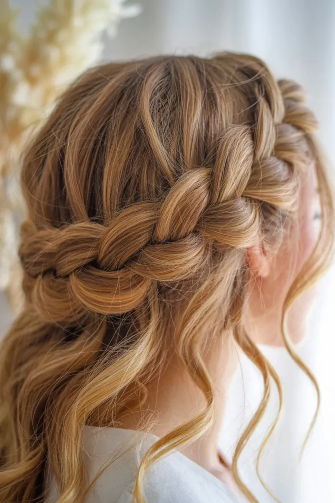 Twisted Halo Braid