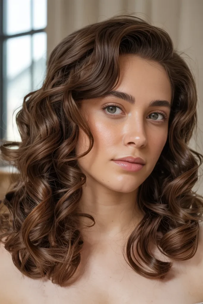 Walnut Velvet Curls