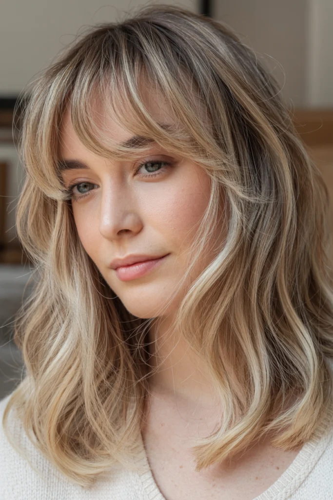 Wispy Peek A Boo Bangs