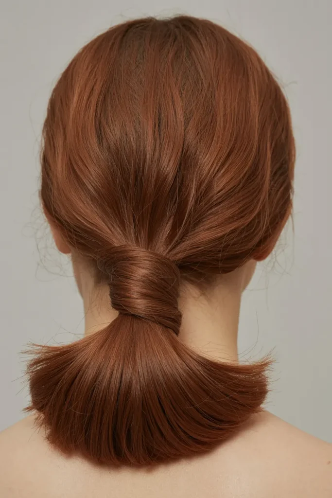 Wrapped Mid Ponytail