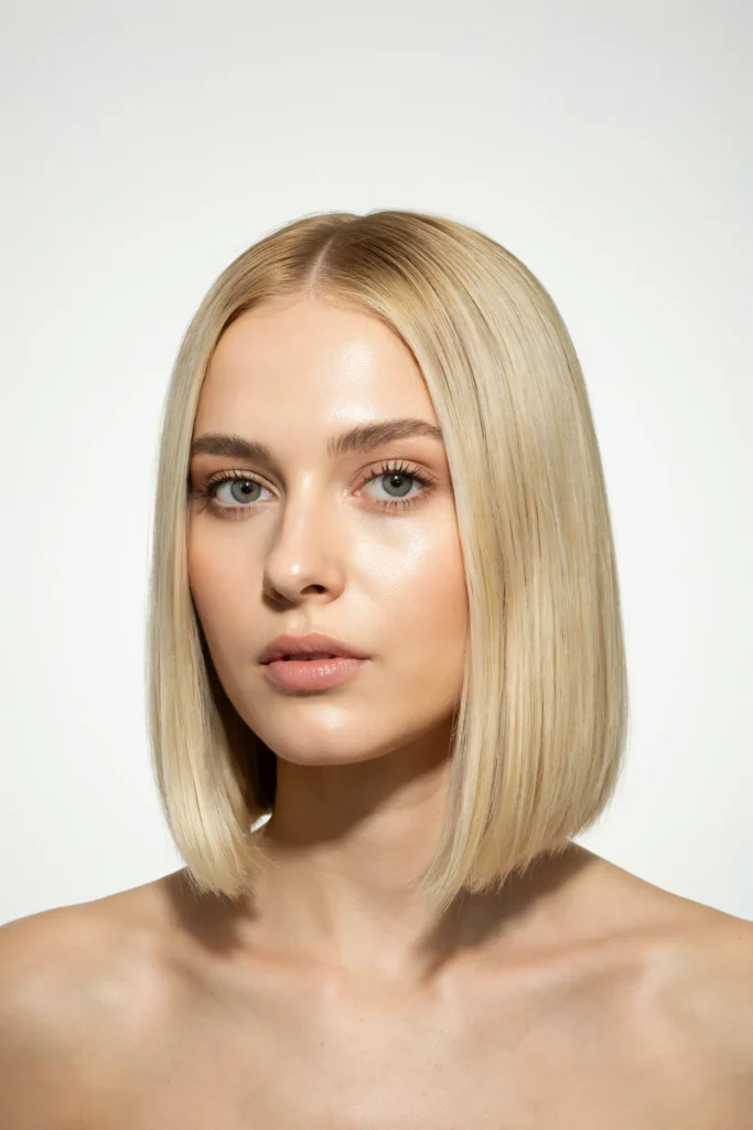 Blunt Chin-Length Bob