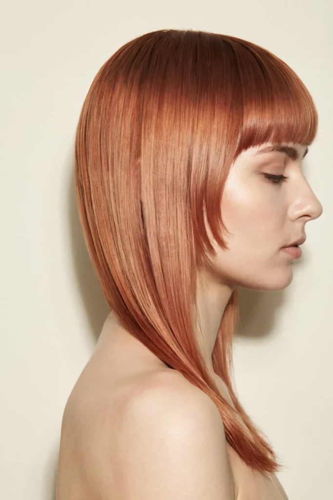 Blunt Fringe Stepped Layers