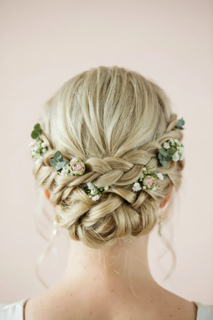 Braided Crown Updo