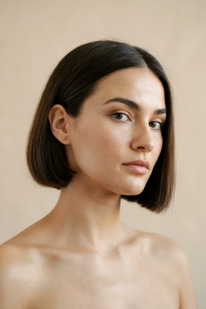 Classic Blunt Italian Bob