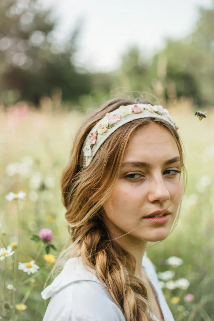 Floral Fabric Garland