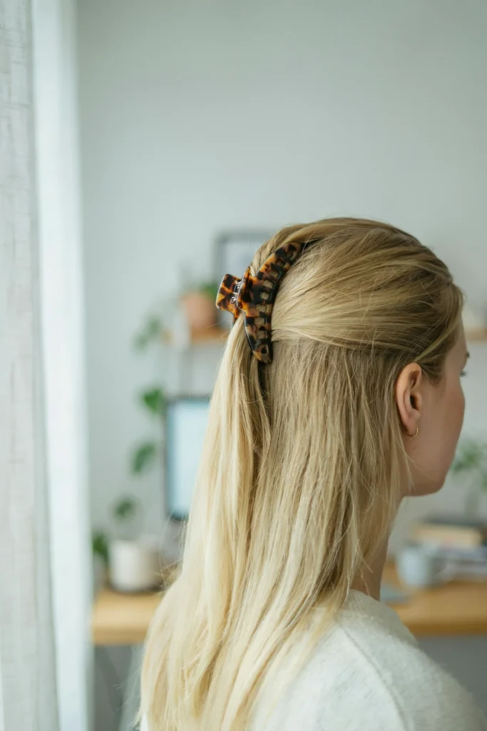 Half-Up Claw Clip