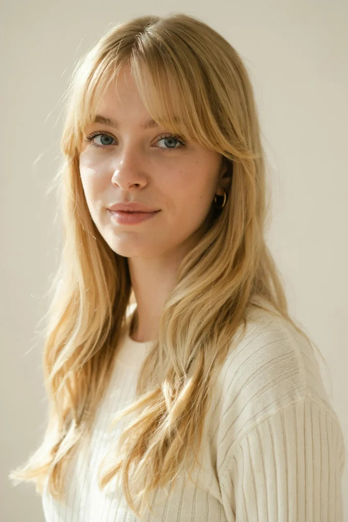 Layered Curtain Bangs