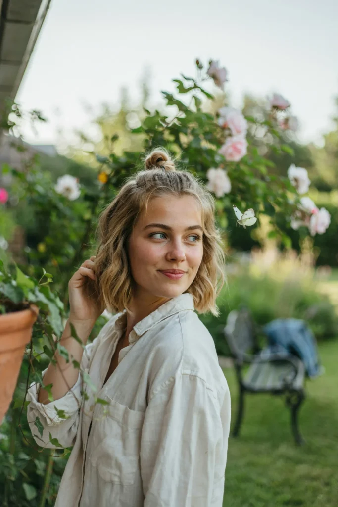 Messy Bun Accent