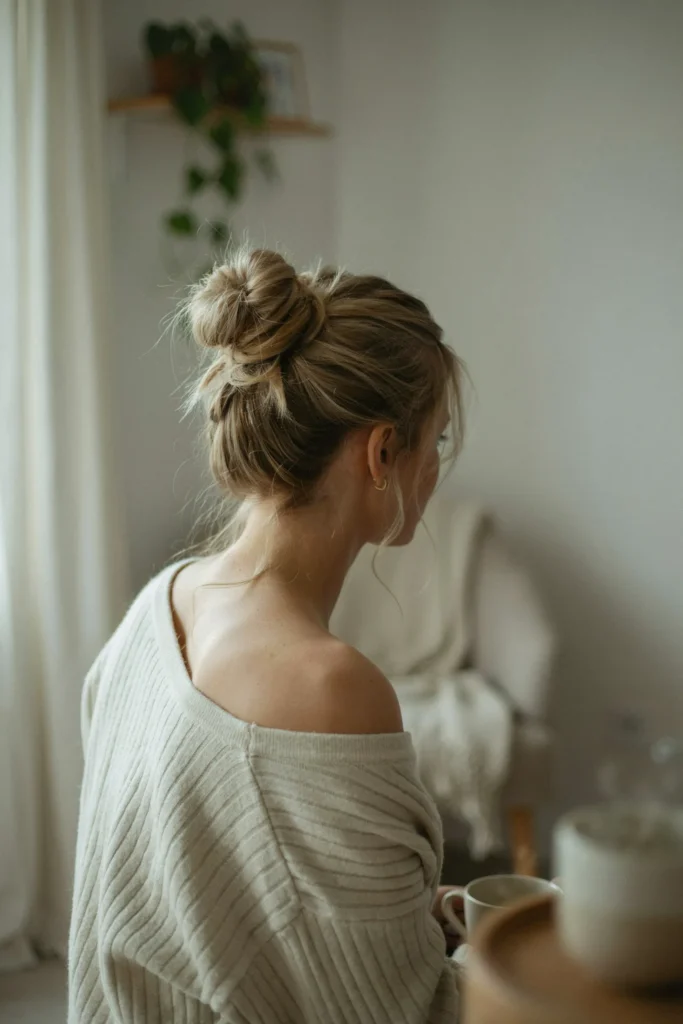 Messy Bun Updo