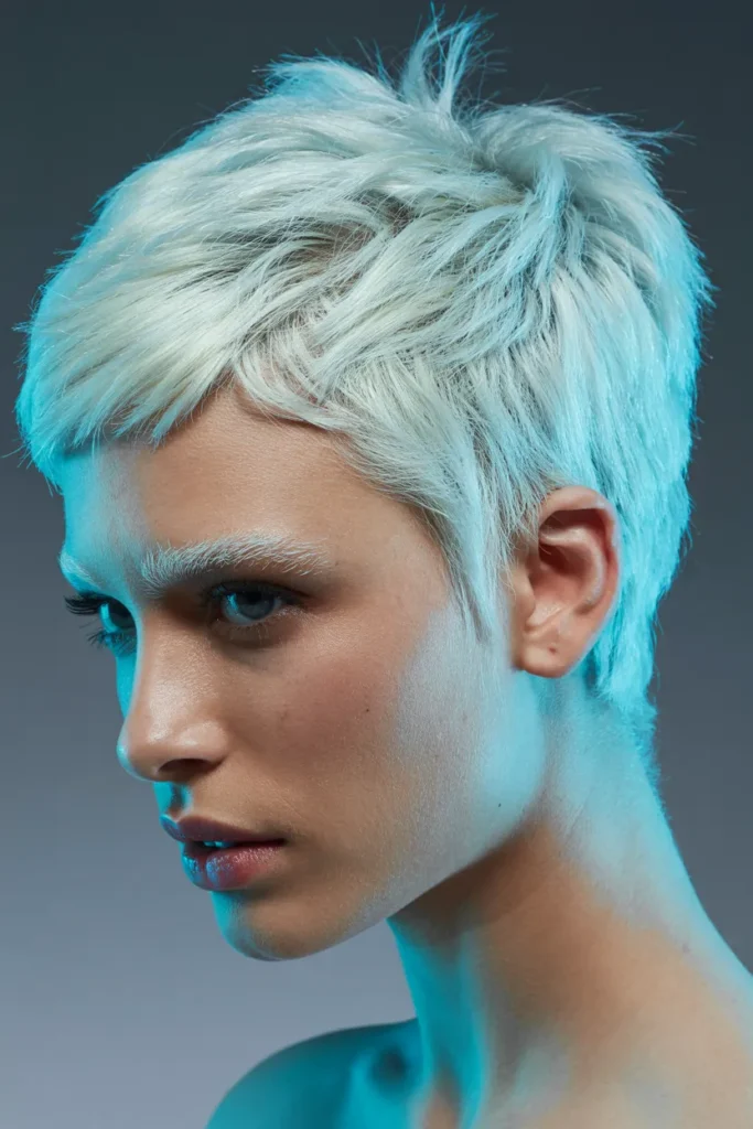 Platinum Pixie Cut