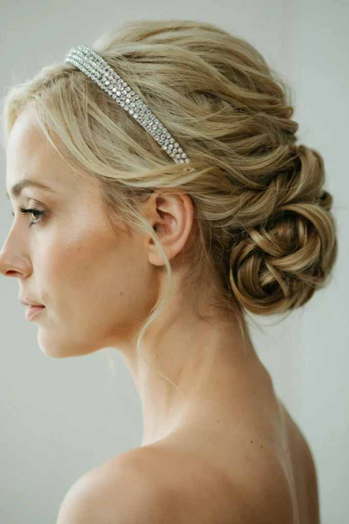 Rhinestone Bridal Band.